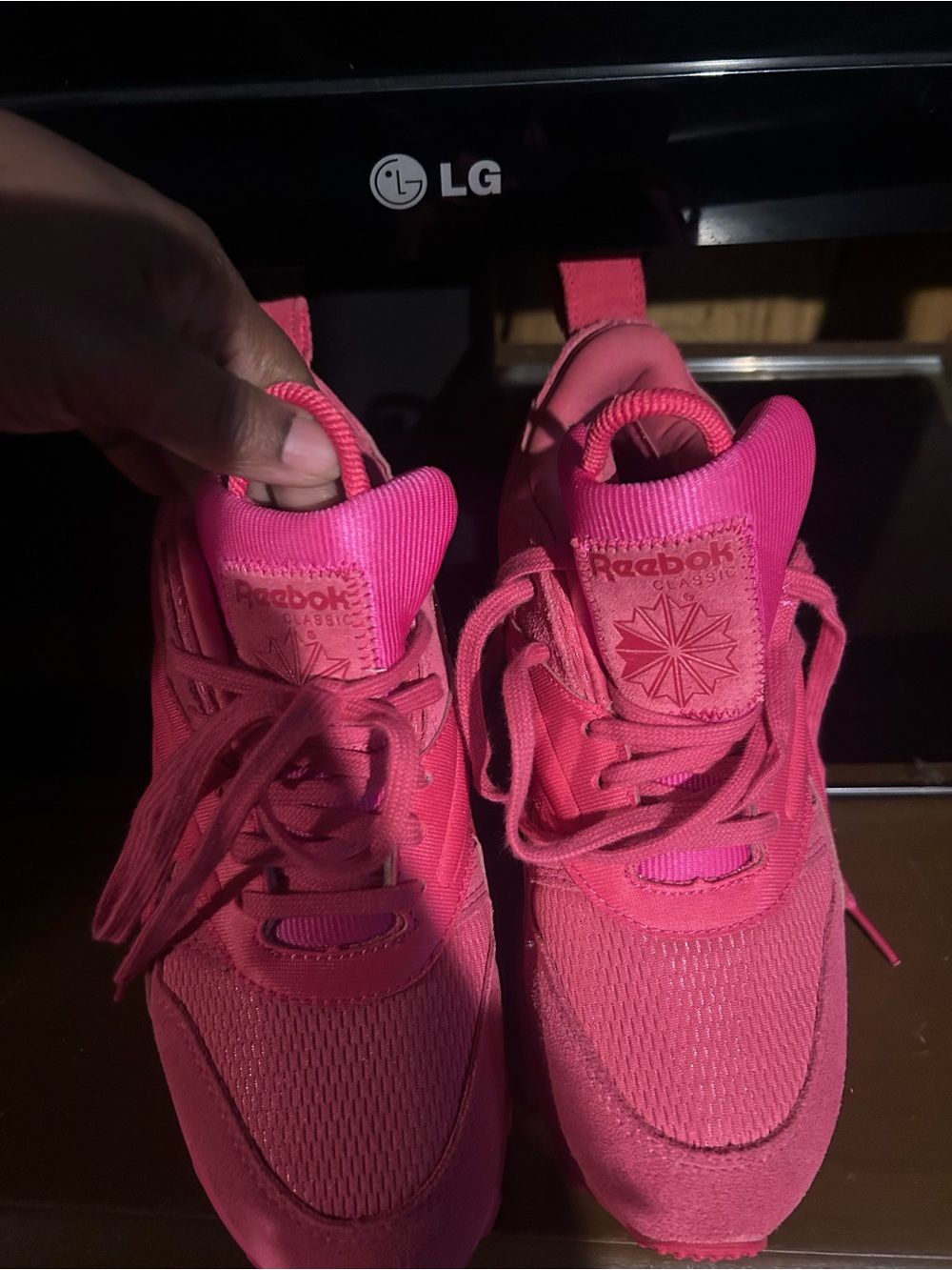 Reebok Women's Pink Classic Sneakers